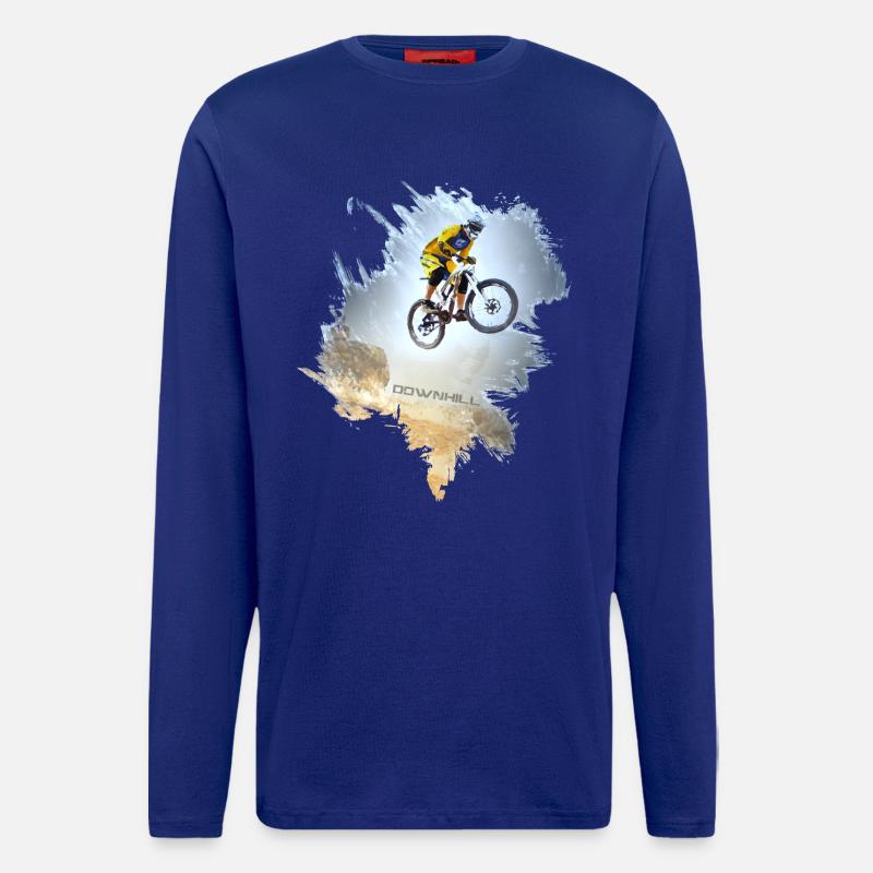 Ride the Drop - Langarmshirt - made by SPREAD  - Iconic Blue