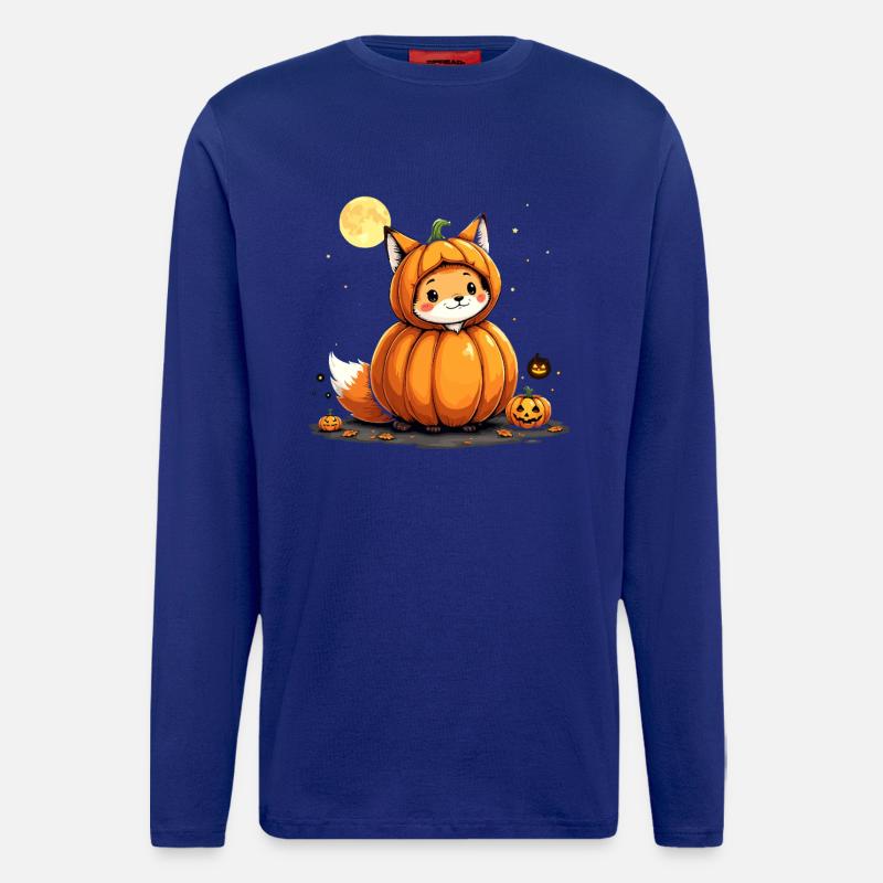 Kürbisfuchs Spuk yip! - Langarmshirt - made by SPREAD - Iconic Blue