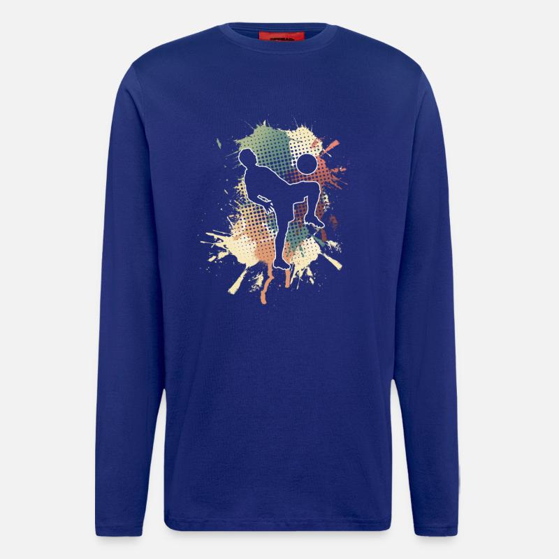 Fußball - Langarmshirt - made by SPREAD  - Iconic Blue
