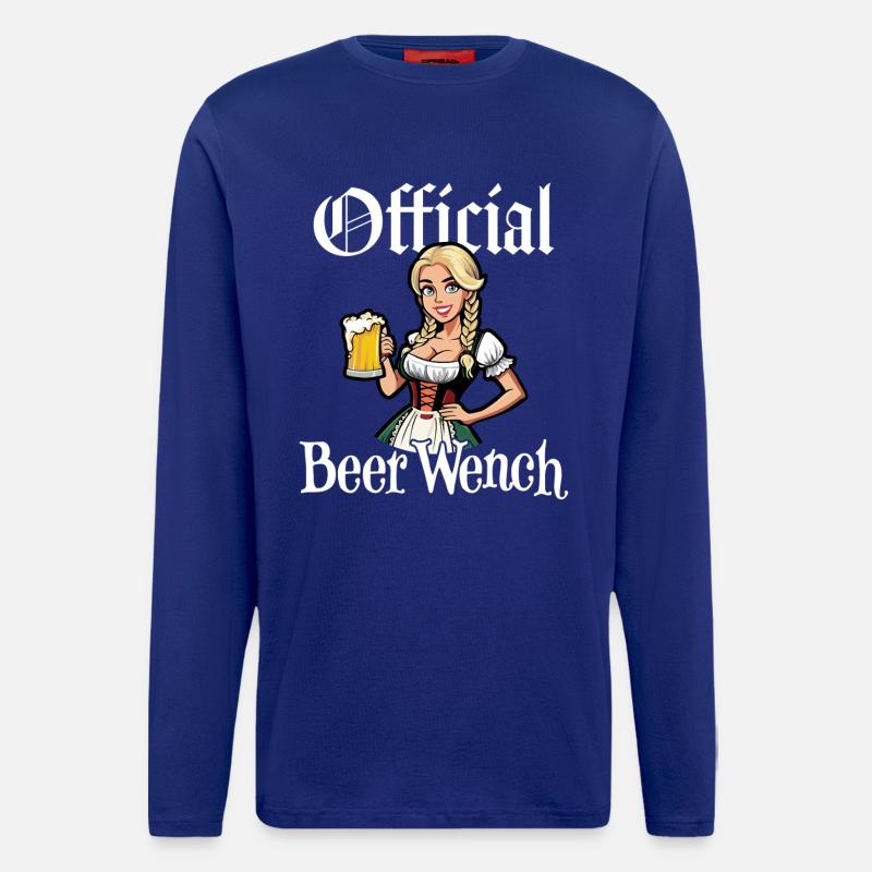 Offizielle Bierfrau - Langarmshirt - made by SPREAD  - Iconic Blue
