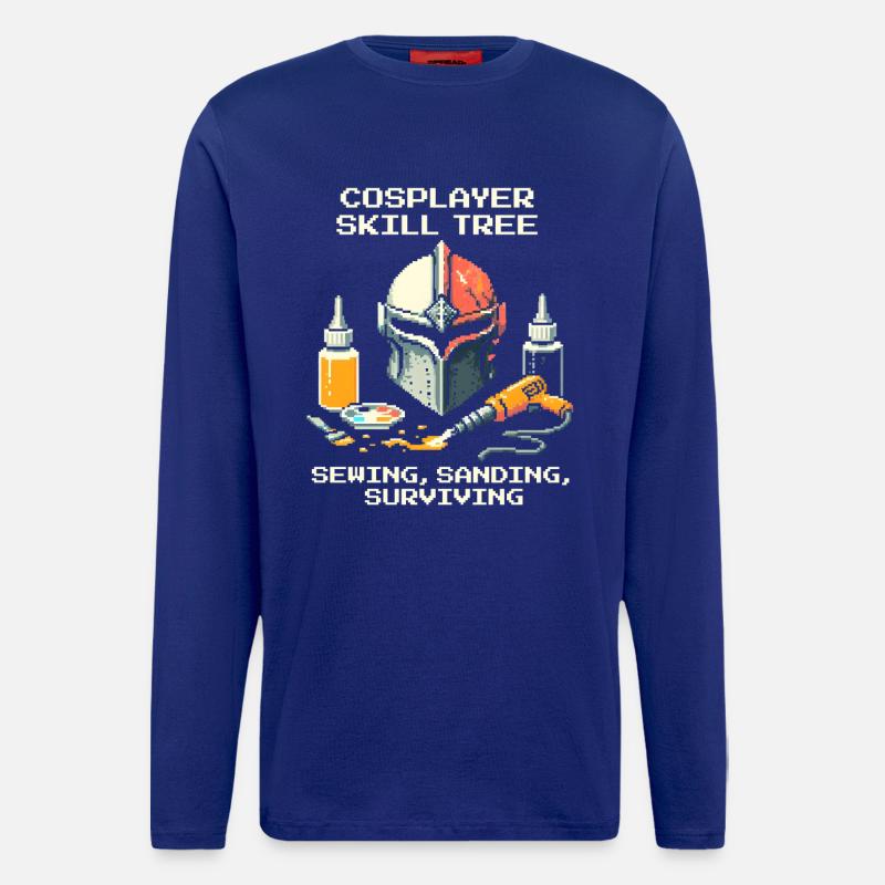 Skilltree: Sewing, Sanding, Survival | Cosplay - Longsleeve - made by SPREAD  - Iconic Blue