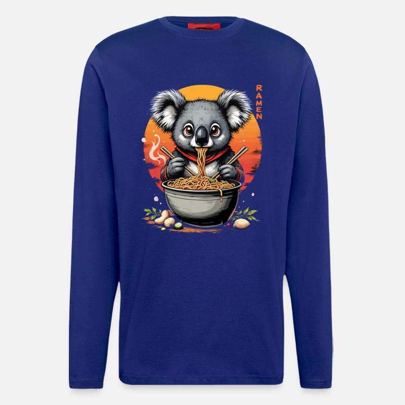 Koala Ramen Master - Longsleeve - made by SPREAD  - Iconic Blue