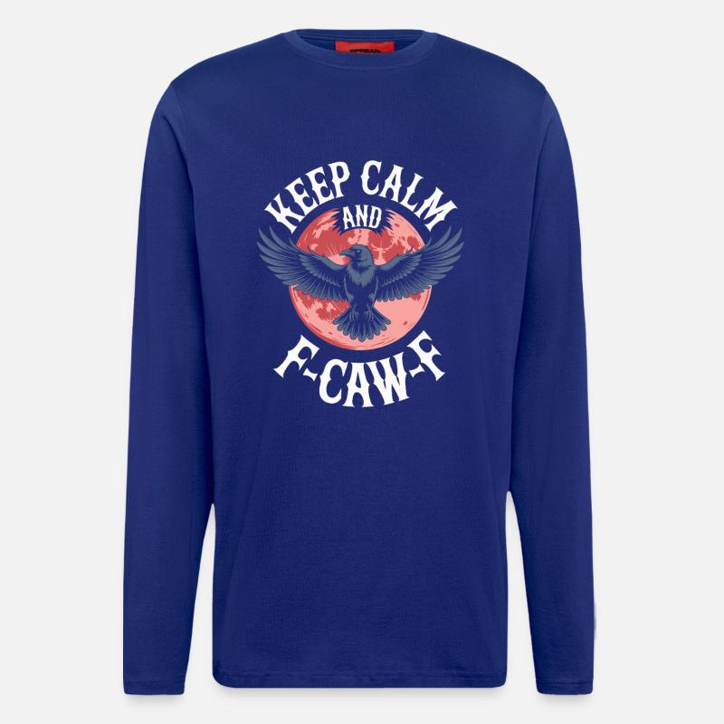 Keep Calm and Eagle Flight - Longsleeve - made by SPREAD  - Iconic Blue