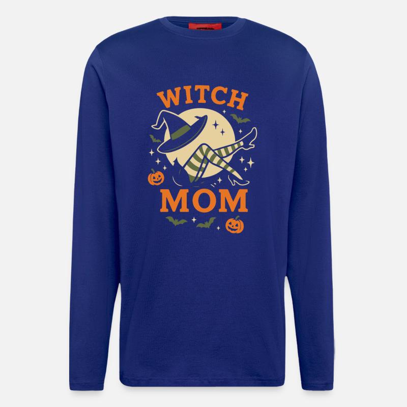 Hexenmutter Lustige Halloween Kostümidee - Langarmshirt - made by SPREAD  - Iconic Blue