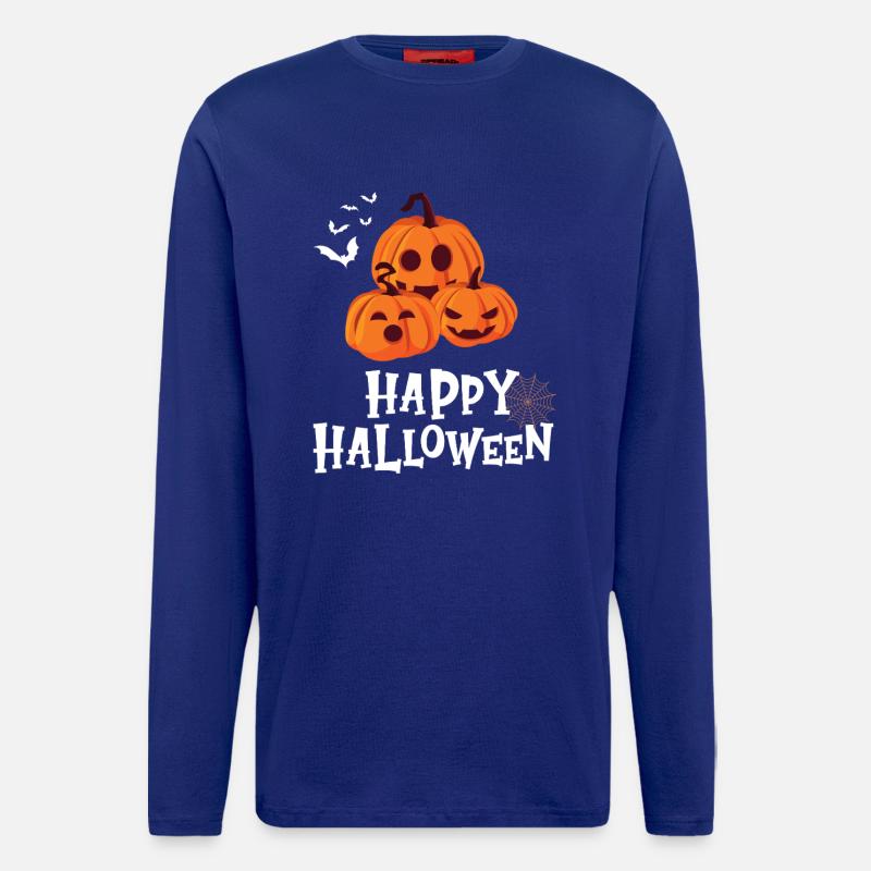Friendly Pumpkin - Happy Halloween - Longsleeve - made by SPREAD - Iconic Blue