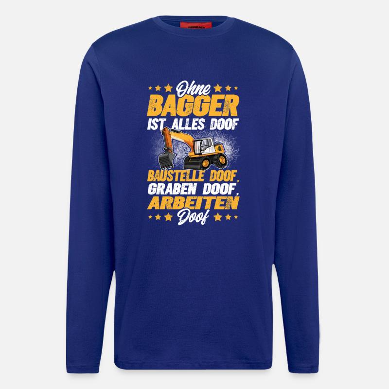 Bagger - Langarmshirt - made by SPREAD  - Iconic Blue