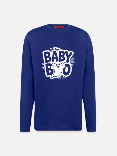 Baby Boo Halloween Geist - Langarmshirt - made by SPREAD - Iconic Blue