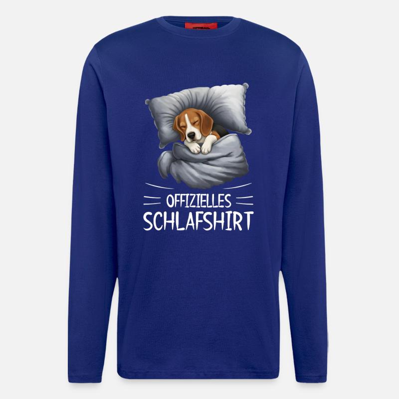 Beagle Sleep Shirt Cuddly Blanket - Longsleeve - made by SPREAD - Iconic Blue