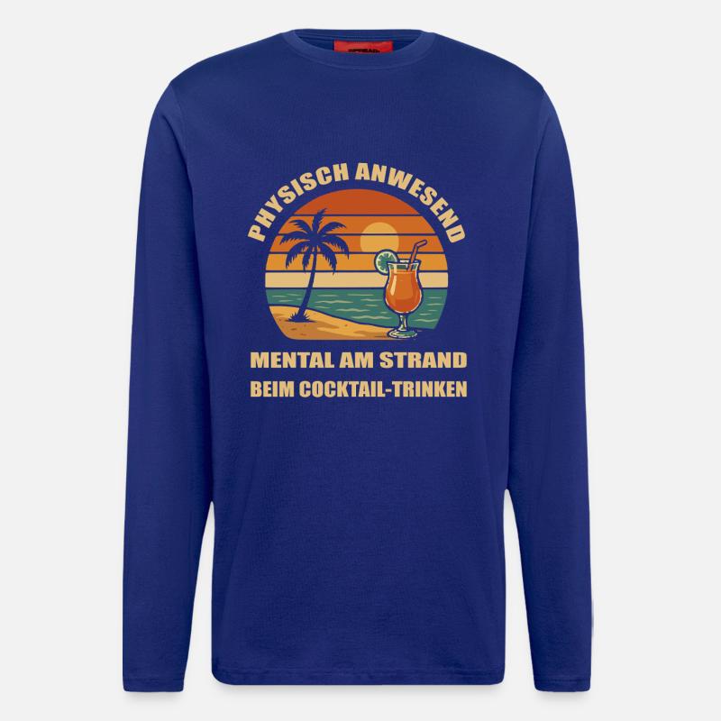 Ready for a holiday - Longsleeve - made by SPREAD - Iconic Blue