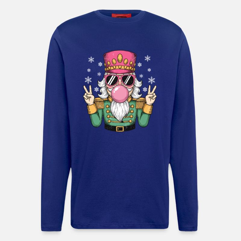Nutcracker Bubble Gum - Longsleeve - made by SPREAD  - Iconic Blue