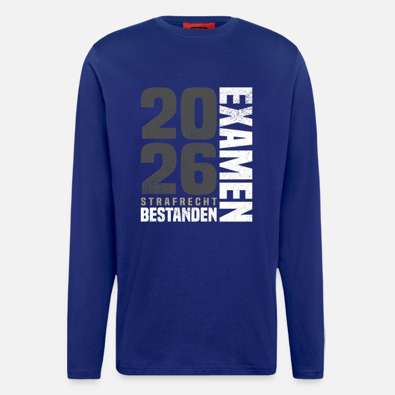 Examen Strafrecht 2026 - Langarmshirt - made by SPREAD  - Iconic Blue