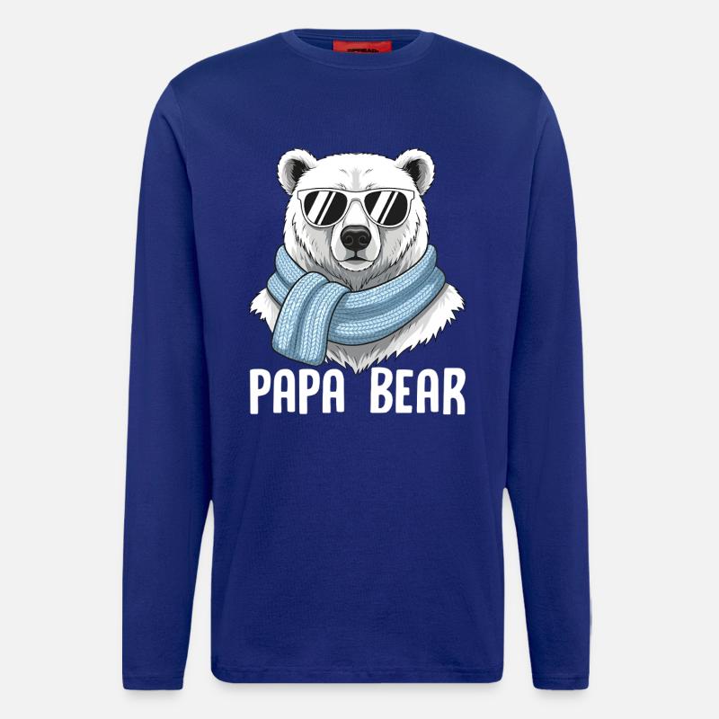 Papa Bear - Langarmshirt - made by SPREAD  - Iconic Blue