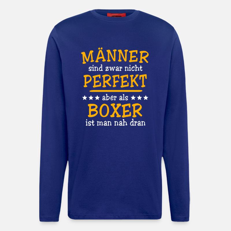 Boxer Boxen - Langarmshirt - made by SPREAD  - Iconic Blue