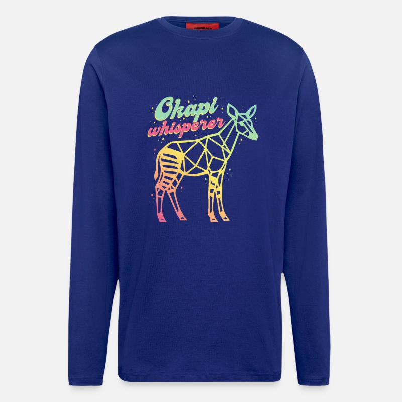 Okapi Whisperer - Longsleeve - made by SPREAD  - Iconic Blue