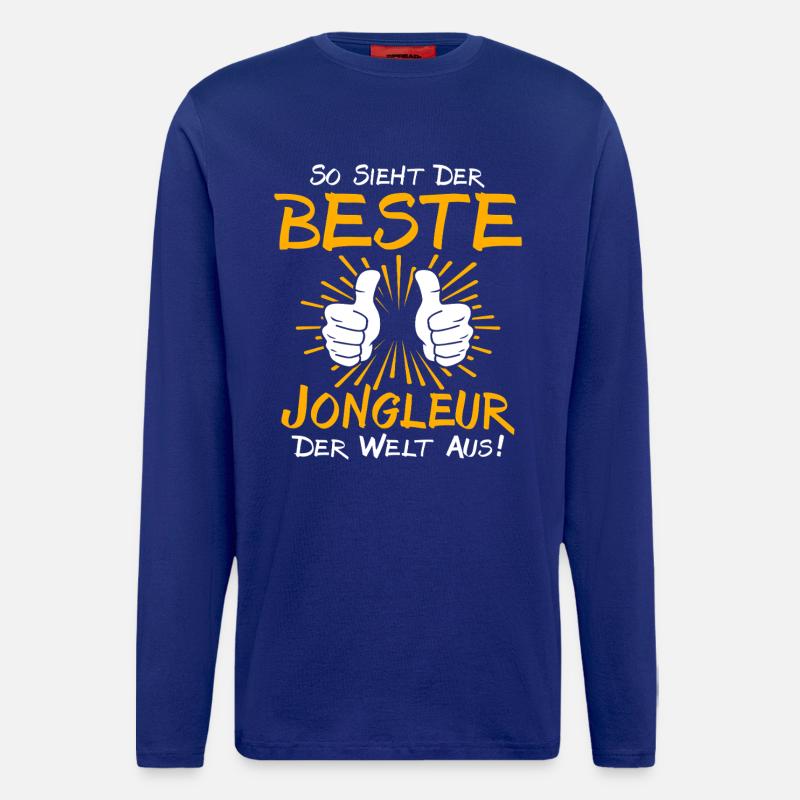 Jongleur Geschenkidee - Langarmshirt - made by SPREAD  - Iconic Blue