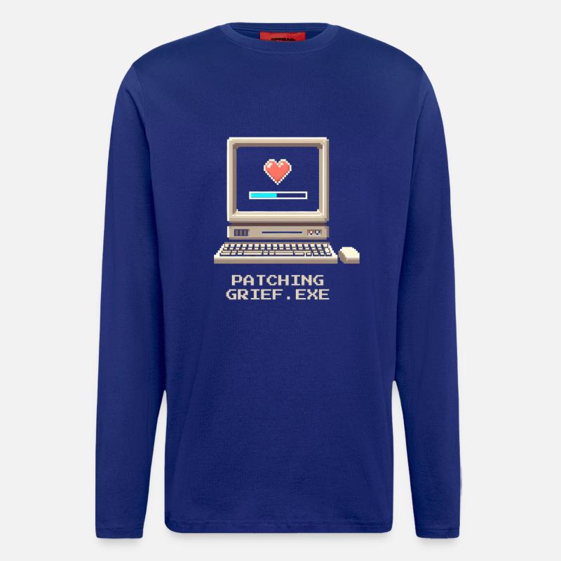 Patch Grief | Undertaker Irony - Longsleeve - made by SPREAD - Iconic Blue