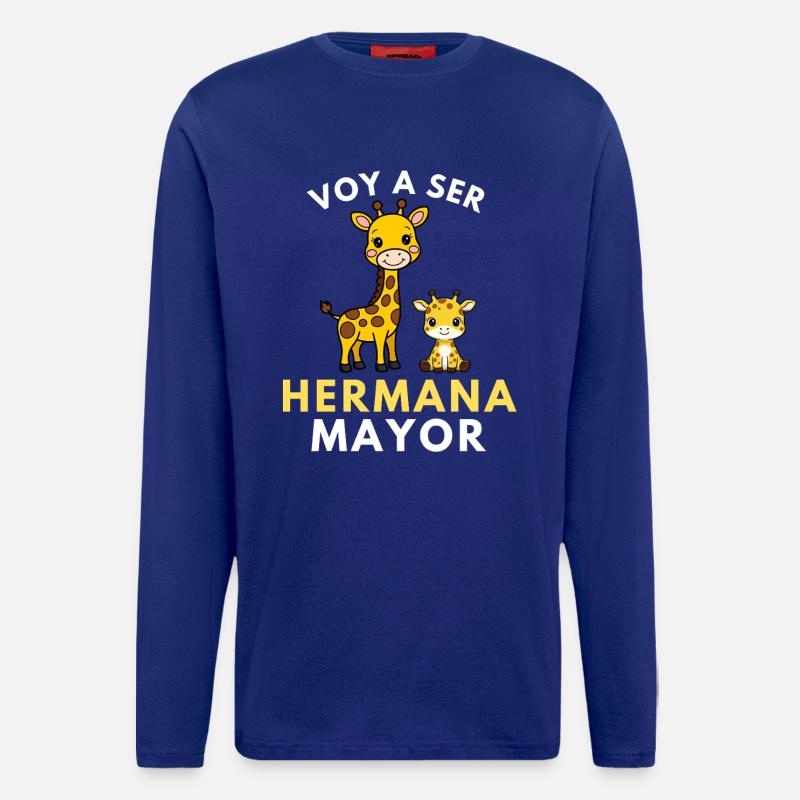 Ich werde eine große Schwester - Langarmshirt - made by SPREAD - Iconic Blue