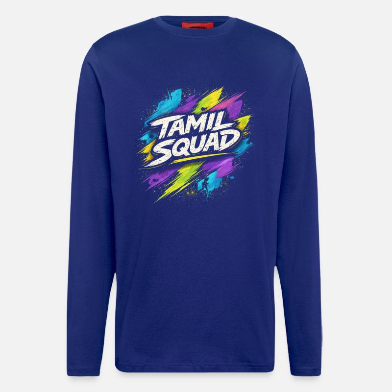 Tamil Squad Tamilisch Sri Lanka - Longsleeve - made by SPREAD - Iconic Blue
