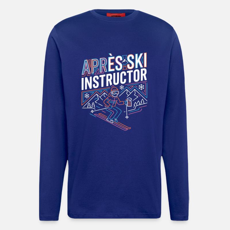 APRrès Ski Instructor - Longsleeve - made by SPREAD  - Iconic Blue