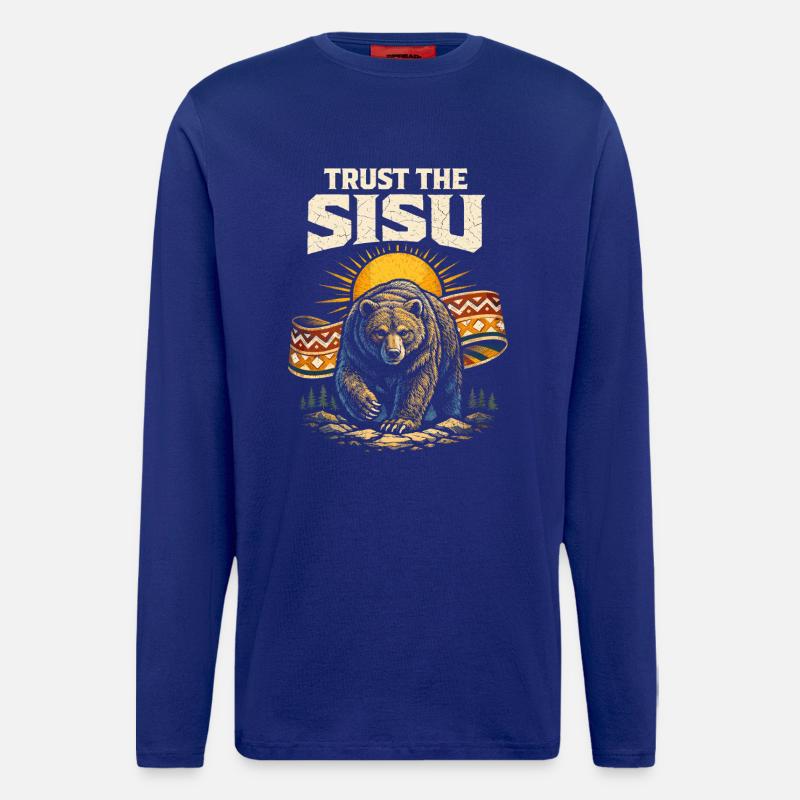 Skandinavisch Wikinger - Langarmshirt - made by SPREAD - Iconic Blue