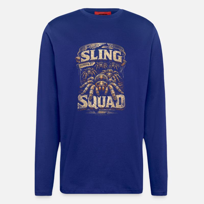 Vogelspinne Sling Squad - Langarmshirt - made by SPREAD  - Iconic Blue