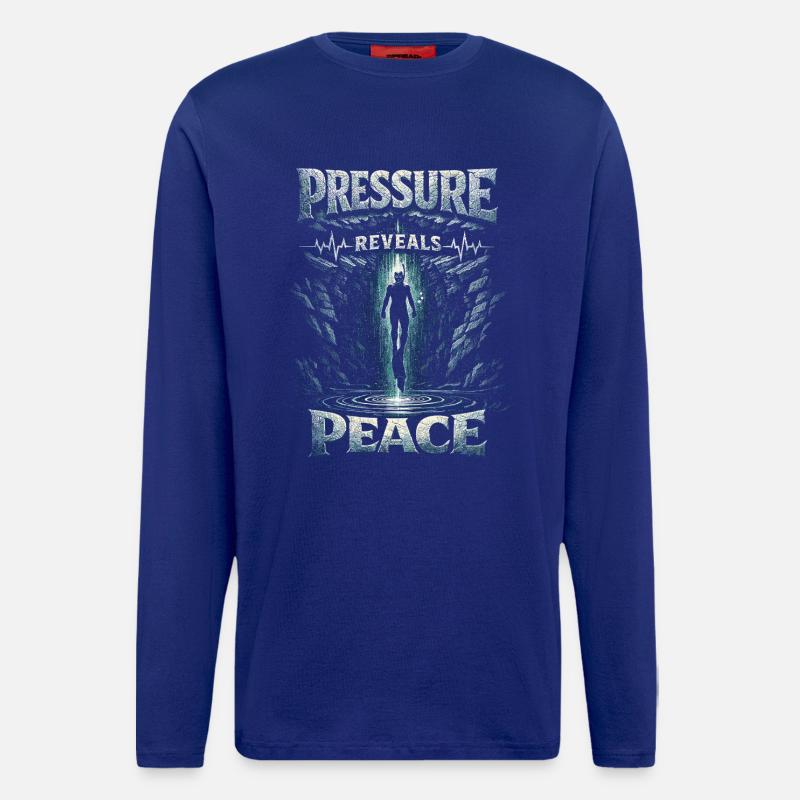 Apnoetauchen Freitauchen - Langarmshirt - made by SPREAD  - Iconic Blue