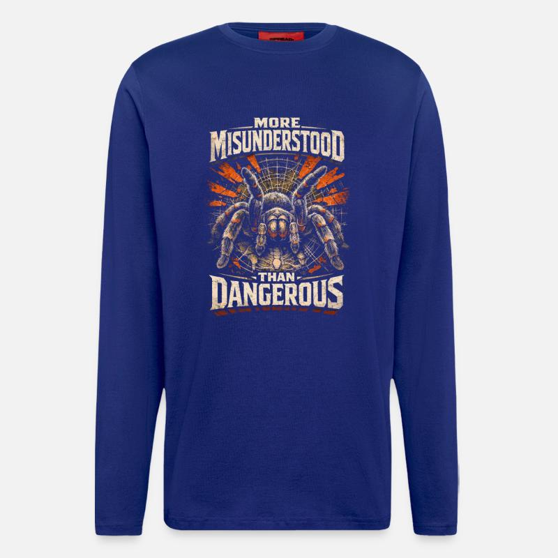 Vogelspinne More Misunderstood - Langarmshirt - made by SPREAD - Iconic Blue