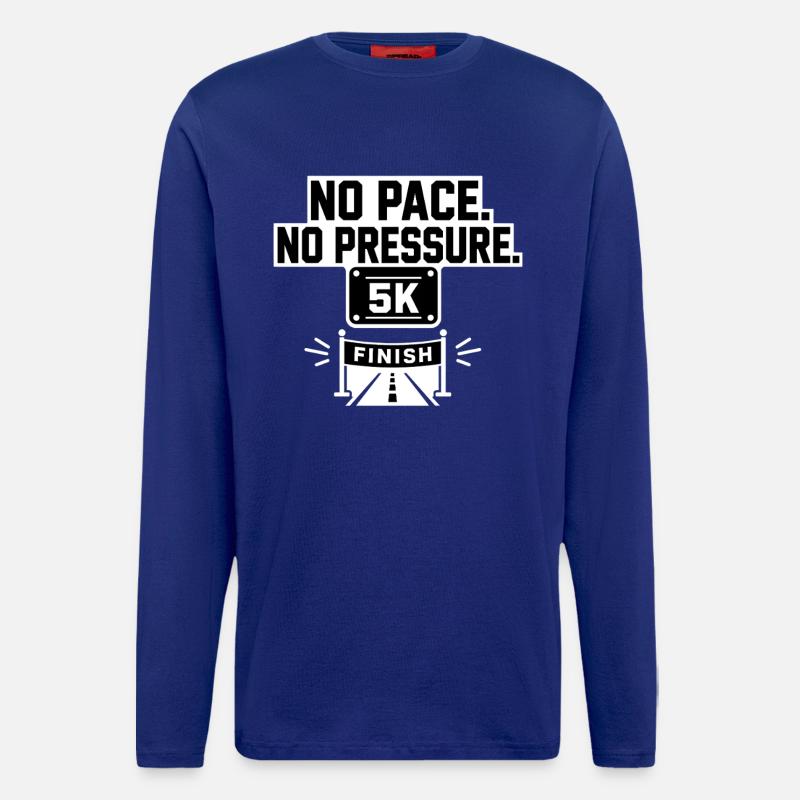 No Pace 5K - Longsleeve - made by SPREAD  - Iconic Blue