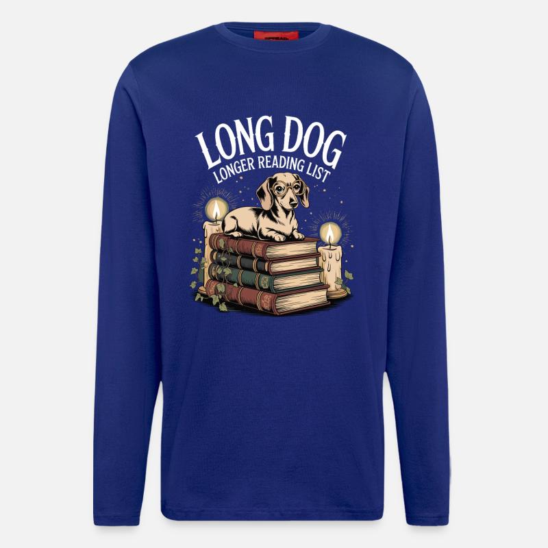 Read Dachshund - Longsleeve - made by SPREAD  - Iconic Blue