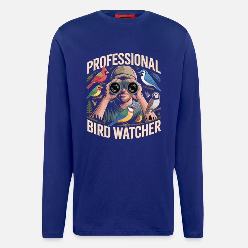 Professional Birdwatcher Birdwatcher - Longsleeve - made by SPREAD  - Iconic Blue