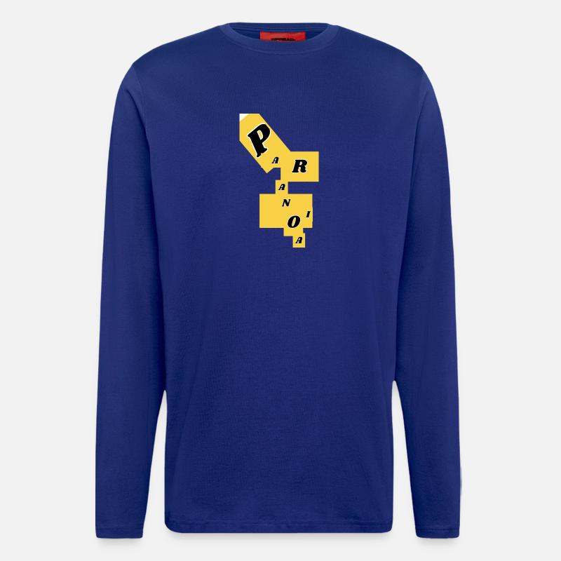 Paranoia-Rätsel-Glyphen - Langarmshirt - made by SPREAD  - Iconic Blue