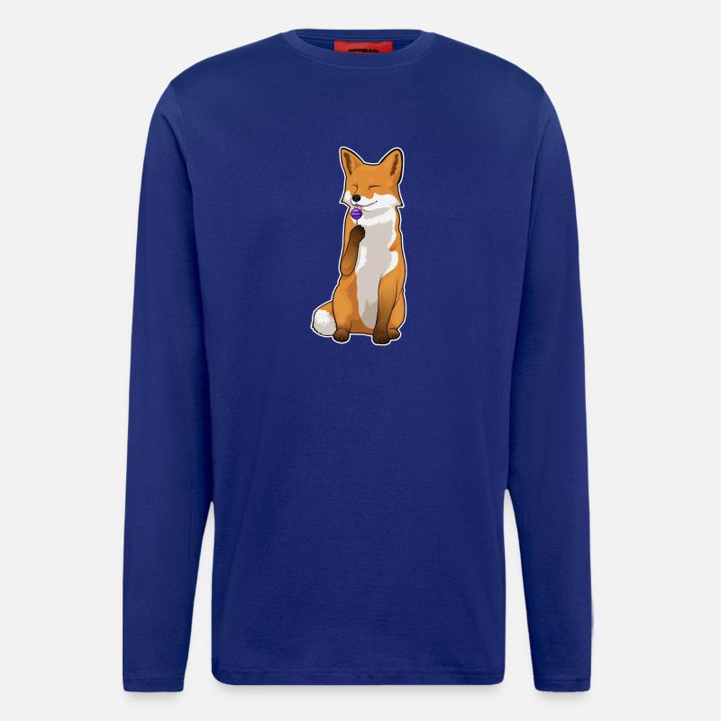 Fox lollipops - Longsleeve - made by SPREAD - Iconic Blue