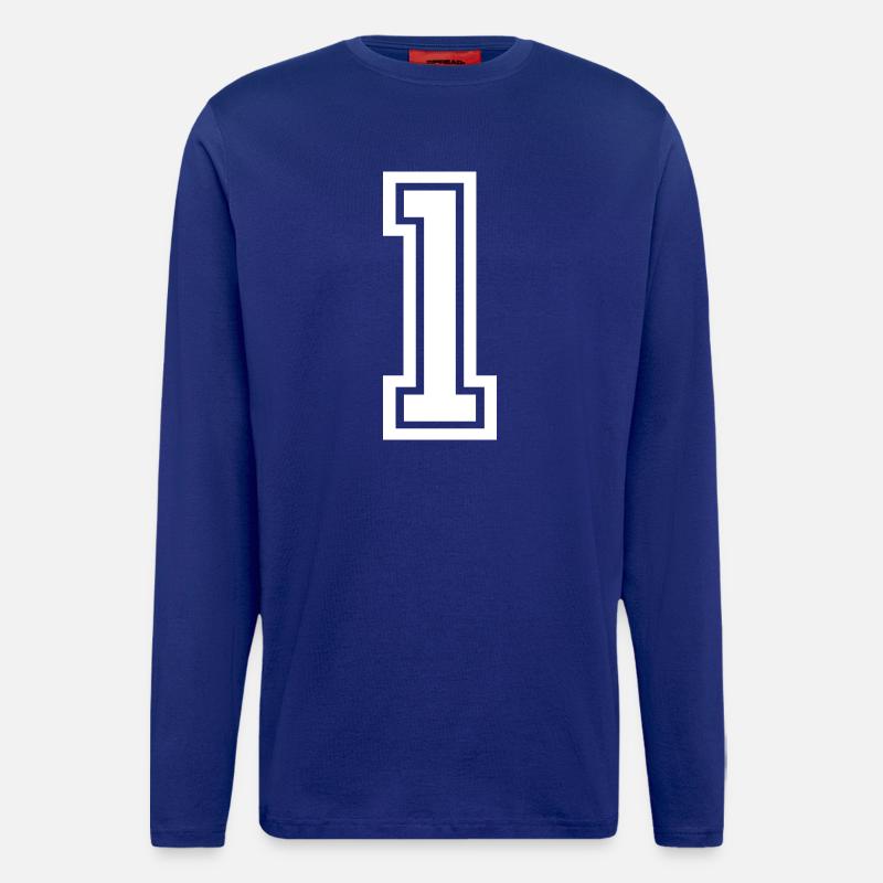 Nummer Eins - Langarmshirt - made by SPREAD  - Iconic Blue