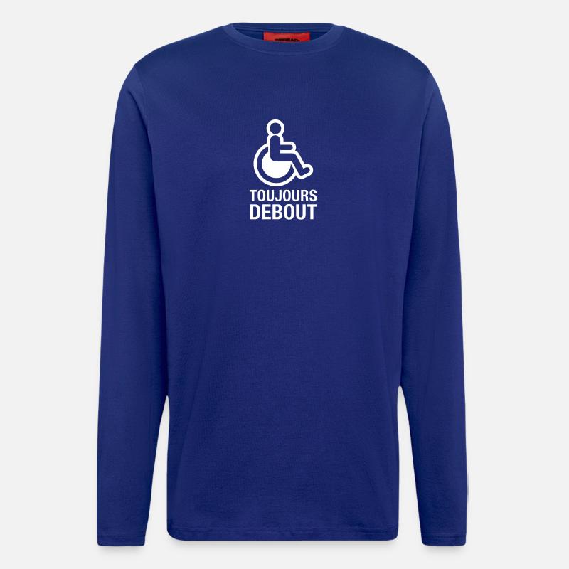 Steht immer noch - Langarmshirt - made by SPREAD  - Iconic Blue