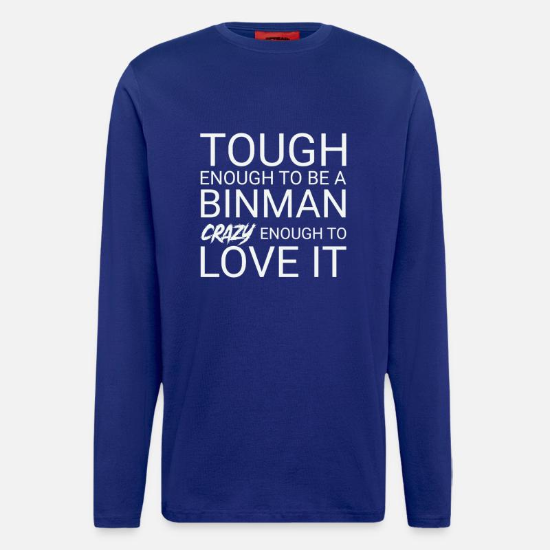 Binman Crazy - Langarmshirt - made by SPREAD  - Iconic Blue