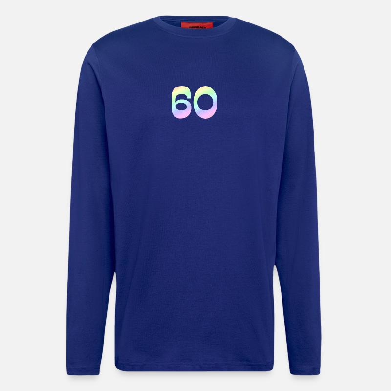 geschenkidee, 60 pastellfarbe - Langarmshirt - made by SPREAD  - Iconic Blue