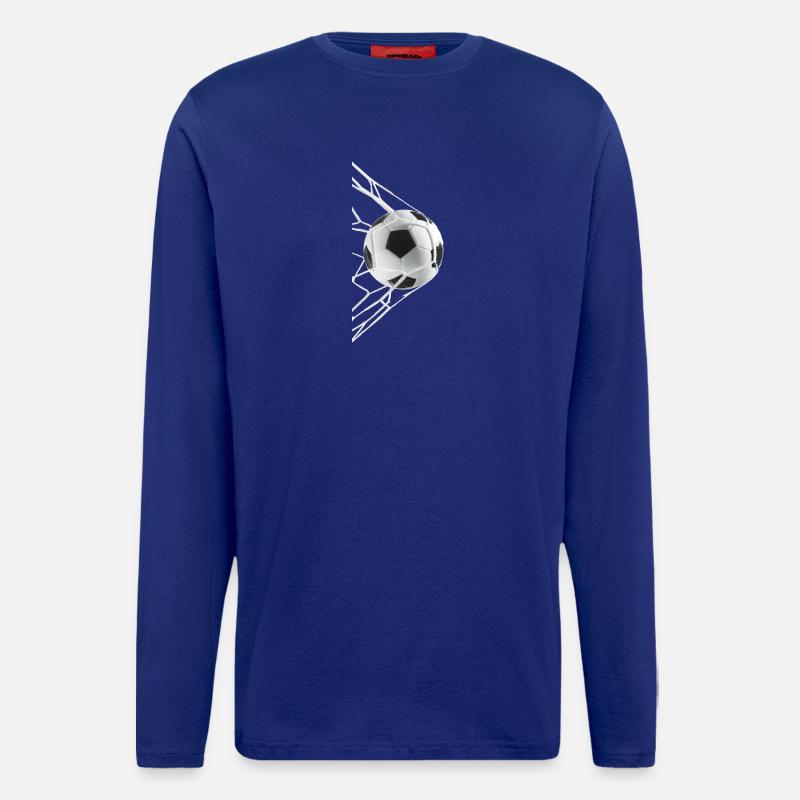 Soccer ball - Longsleeve - made by SPREAD  - Iconic Blue