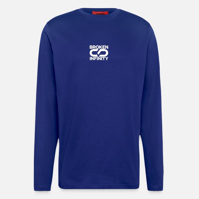 broken_infinity_white - Langarmshirt - made by SPREAD  - Iconic Blue