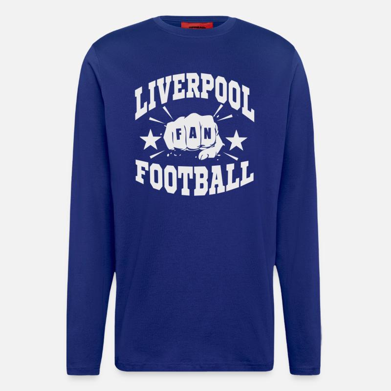 Liverpool_Fan - Langarmshirt - made by SPREAD  - Iconic Blue