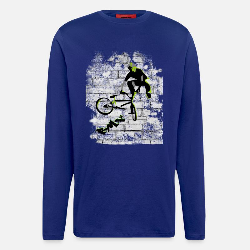 BMX - Langarmshirt - made by SPREAD  - Iconic Blue