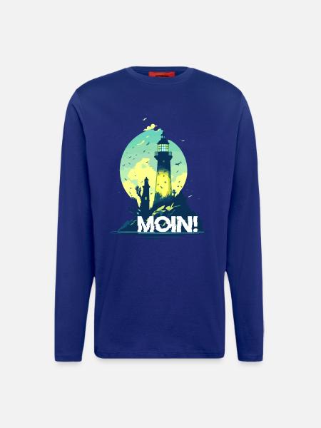 MOIN! - Langarmshirt - made by SPREAD - Iconic Blue
