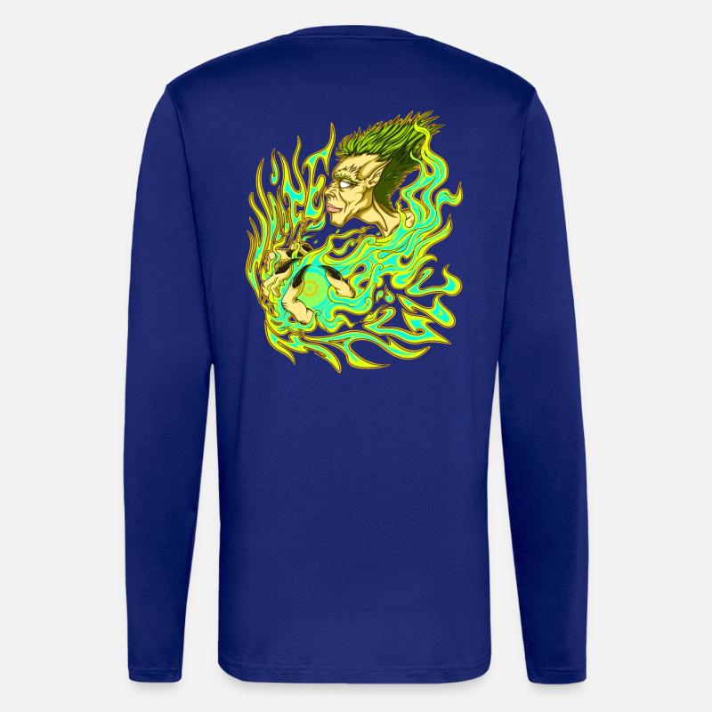 White Magic - Longsleeve - made by SPREAD  - Iconic Blue