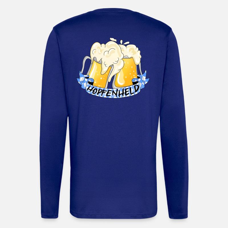 Prost! Bierheld - Langarmshirt - made by SPREAD  - Iconic Blue