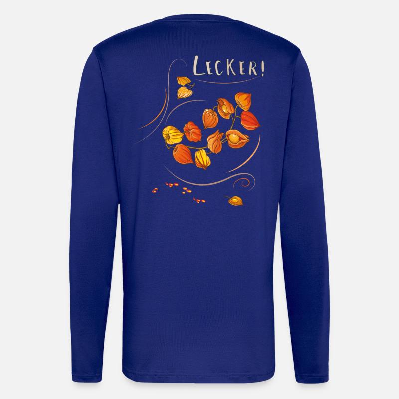 Physalis - Manches longues bio décontracté fabriqué en UE - Iconic Blue