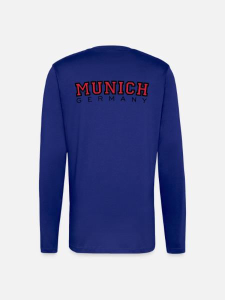 Munich Germany - Longsleeve - made by SPREAD - Iconic Blue