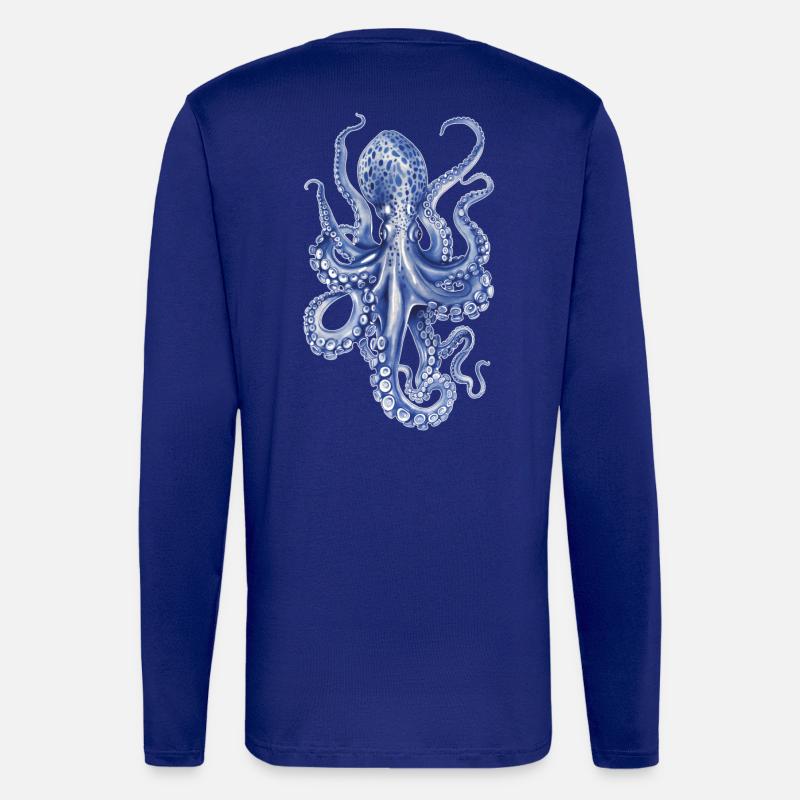 Octopus - Longsleeve - made by SPREAD  - Iconic Blue
