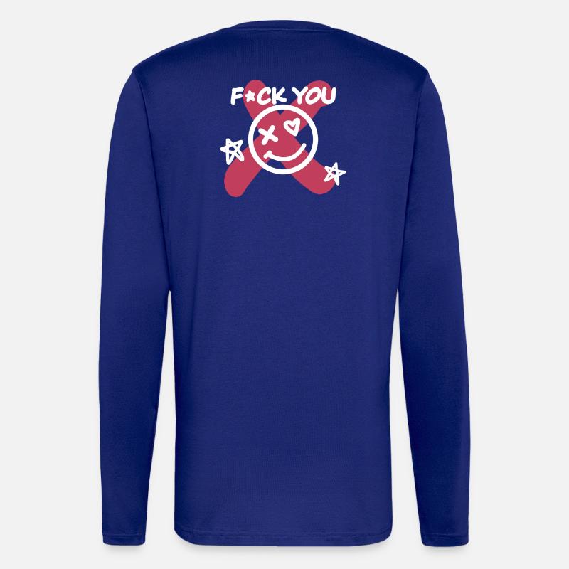 Fick dich! - Langarmshirt - made by SPREAD  - Iconic Blue