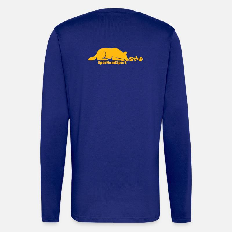 SHS Logo gold - Langarmshirt - made by SPREAD  - Iconic Blue