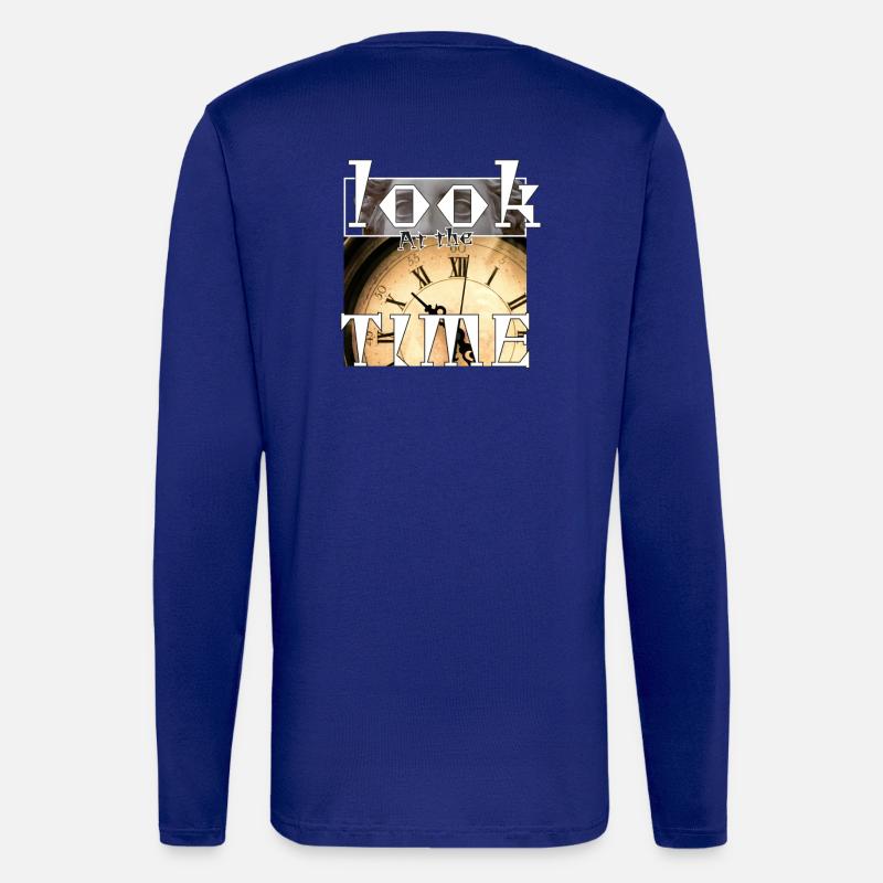 Look at the time - Longsleeve - made by SPREAD  - Iconic Blue