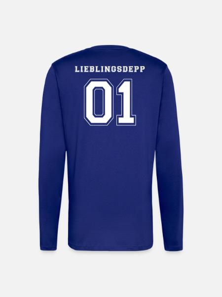 LIEBLINGSDEPP 01 - WHITE EDITION - Langarmshirt - made by SPREAD  - Iconic Blue